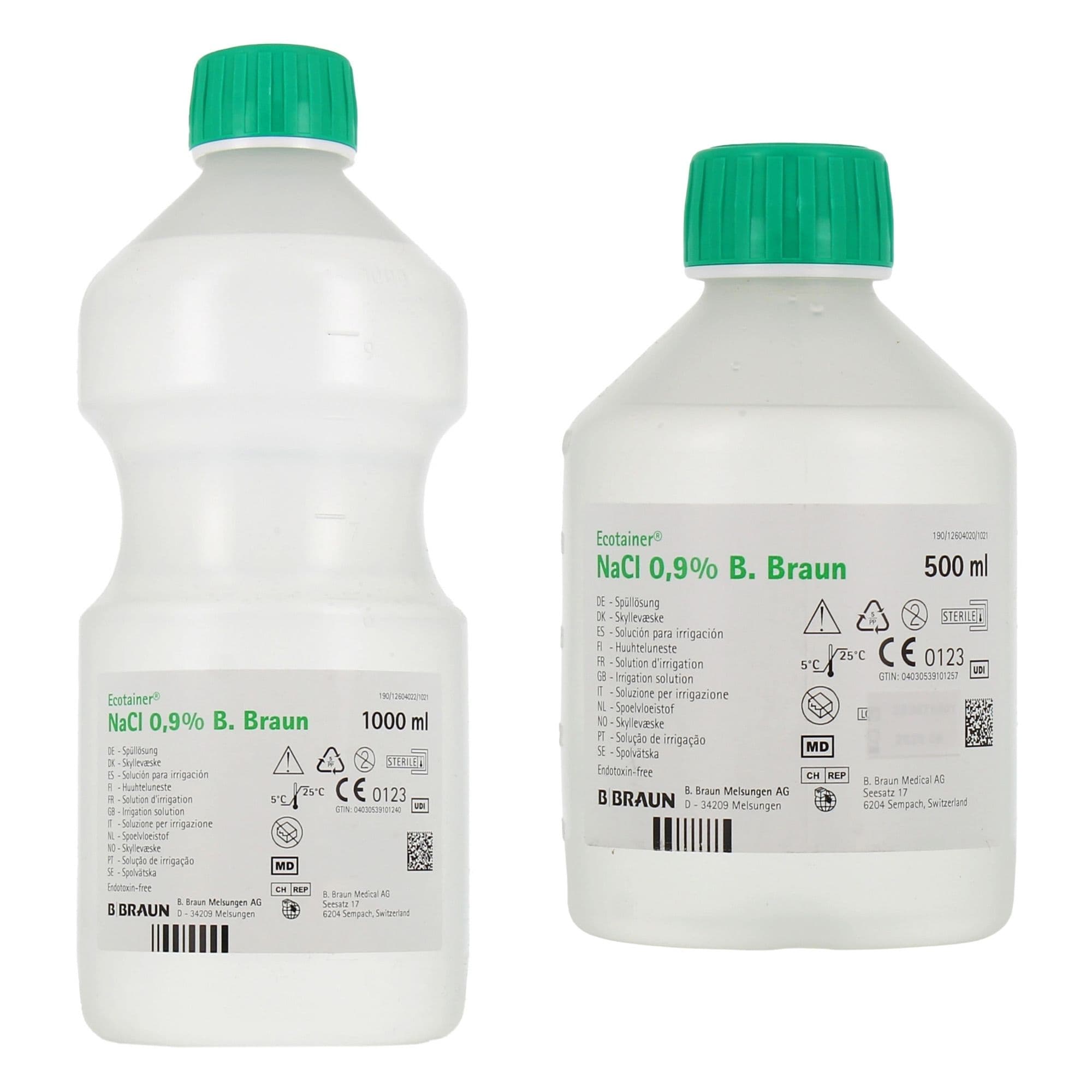 B Braun Sérum physiologique — Solution de NaCl 0,9 % isotonique et stérile